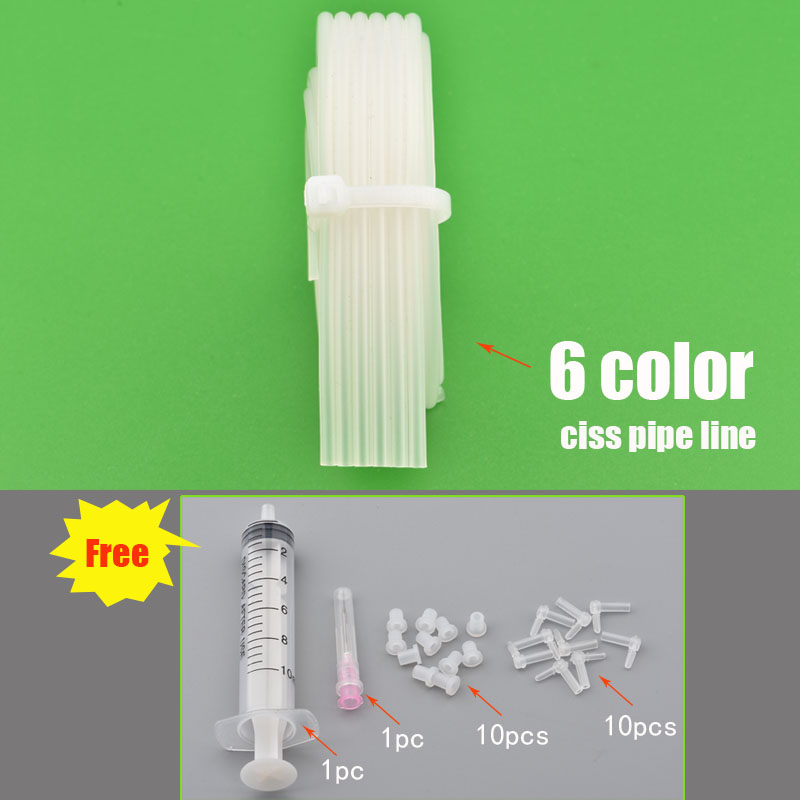 1미터 4 6 8 컬러 CISS 라인 잉크 튜브 잉크튜 - Plastic Pipe Clip 리뷰 및 가격