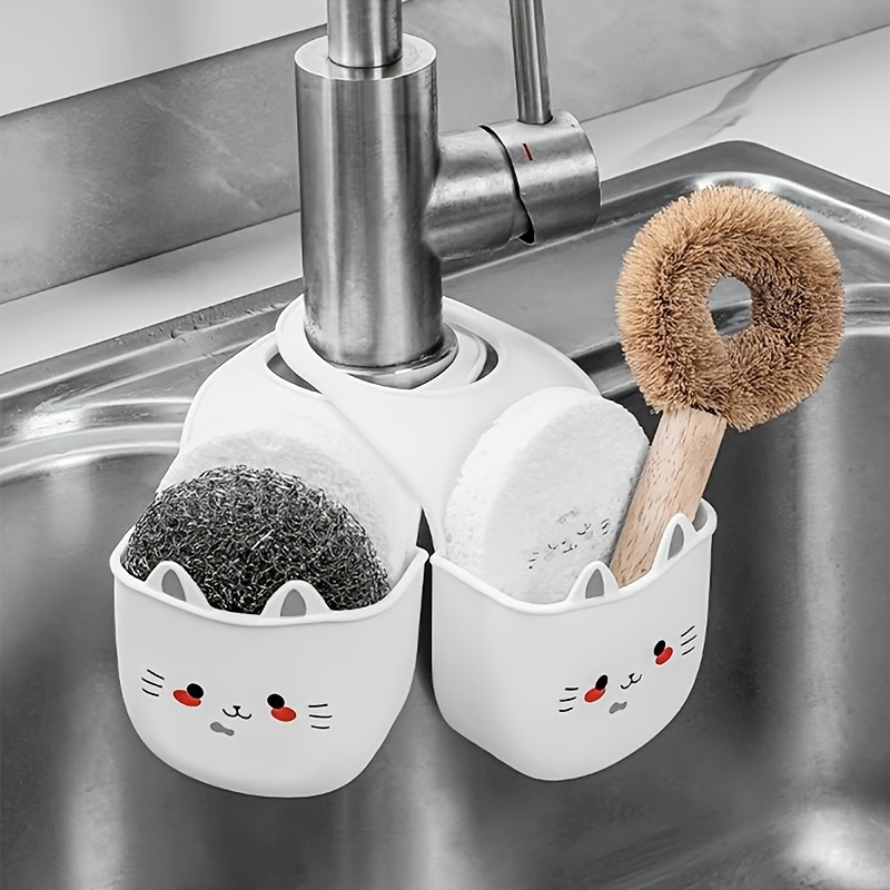 만화 고양이 바구니형 부드러운 버클 수도꼭지 스폰지 홀 - Silicone Tap Washer 리뷰 및 가격